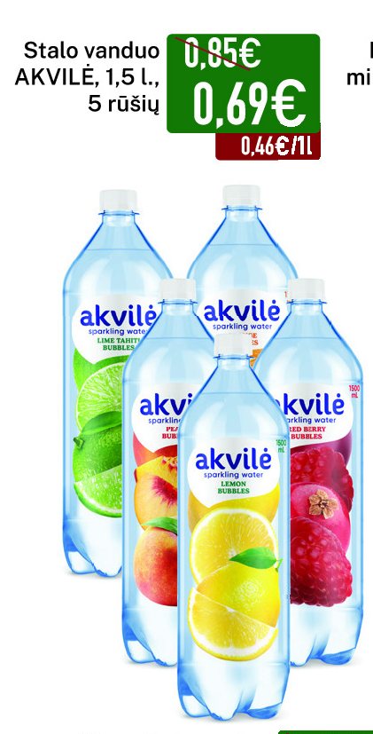 Stalo vanduo AKVILĖ, 1.5 l