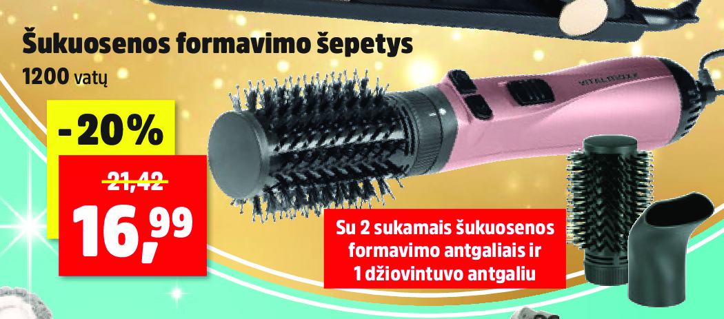 Šukuosenos formavimo šepetys