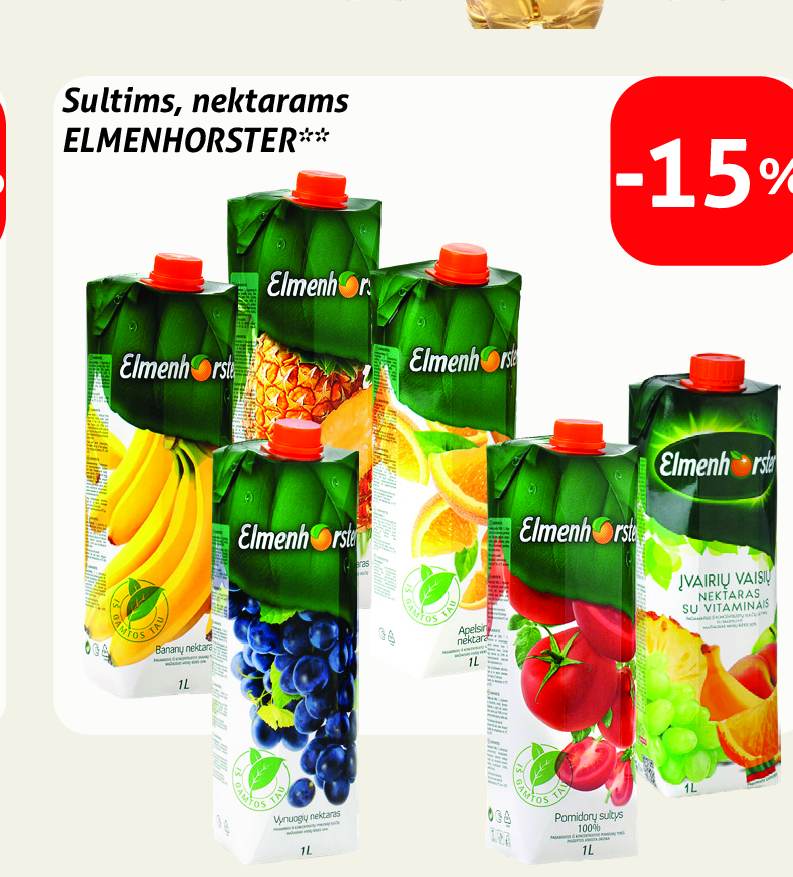Sultims, nektarams ELMENHORSTER