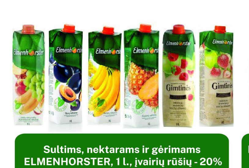 Sultims, nektarams ir gėrimams ELMENHORSTER, 1 l