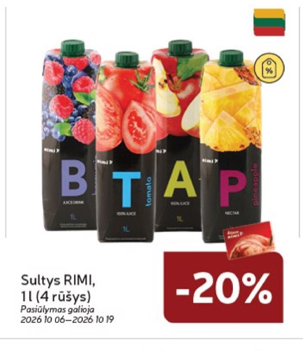 Sultys RIMI, 1 l