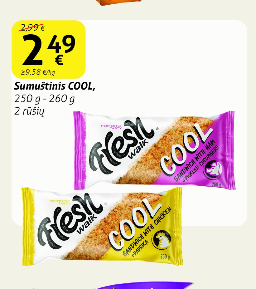 Sumuštinis COOL, 250 g - 260 g