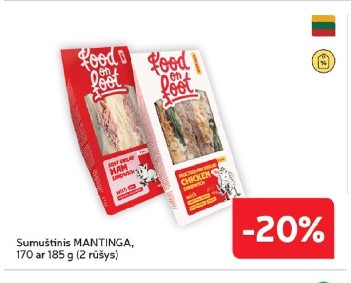 Sumuštinis MANTINGA, 185 g