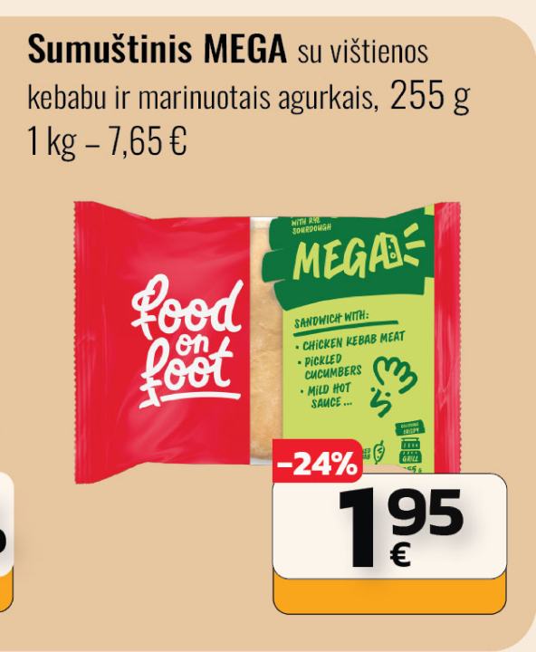 Sumuštinis MEGA, 255 g