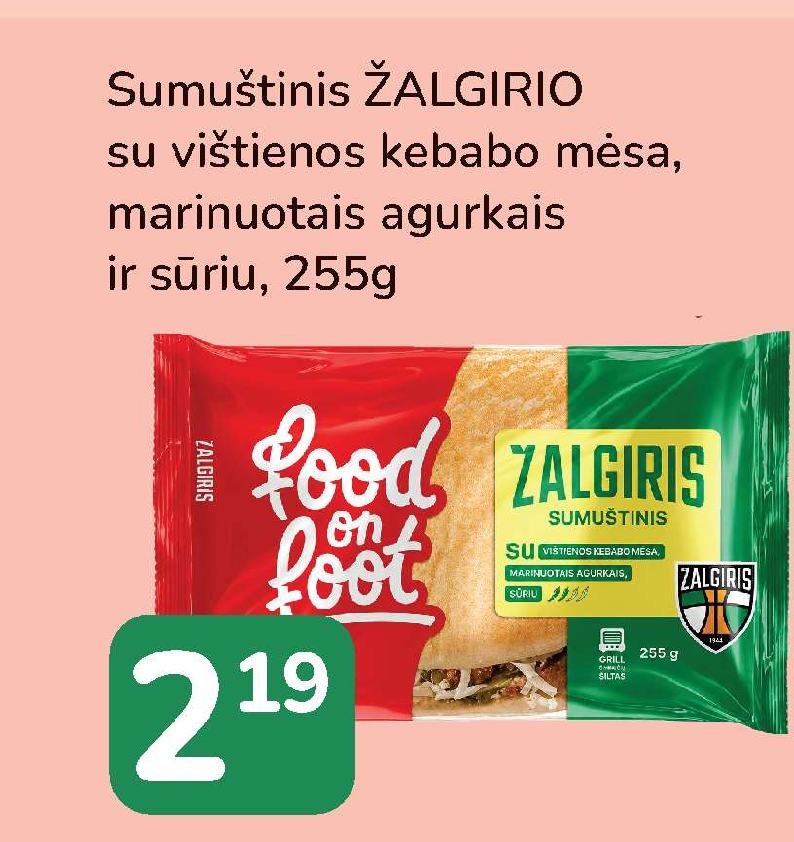 Sumuštinis ŽALGIRIO, 255 g