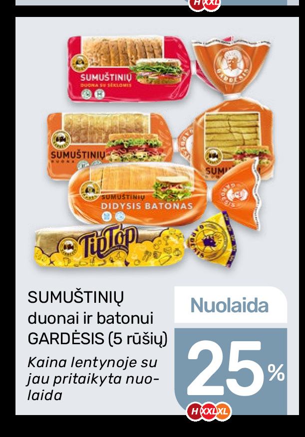 SUMUŠTINIŲ duonai ir batonui GARDĖSIS