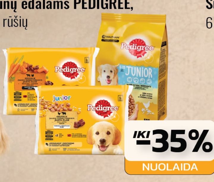 Šunų ėdalams PEDIGREE