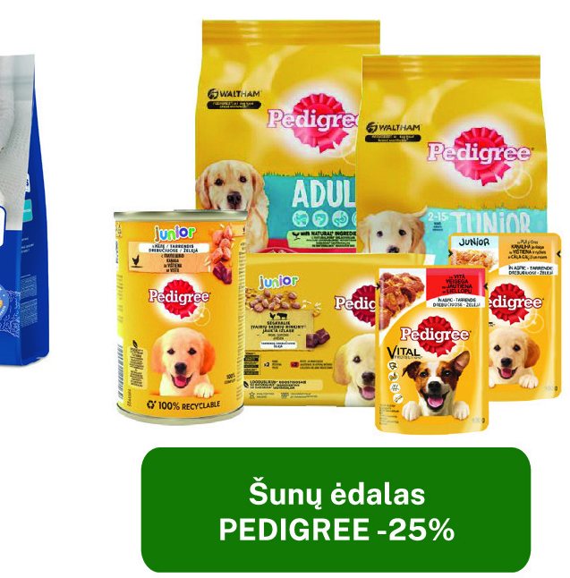 Šunų ėdalas PEDIGREE