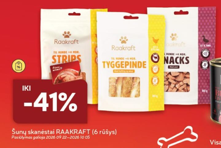 Šunų skanėstai RAAKRAFT