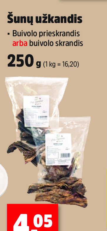 Šunų užkandis, 250 g