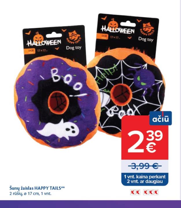Šunų žaislas HAPPY TAILS, 17 cm