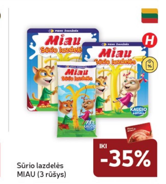 Sūrio lazdelės MIAU