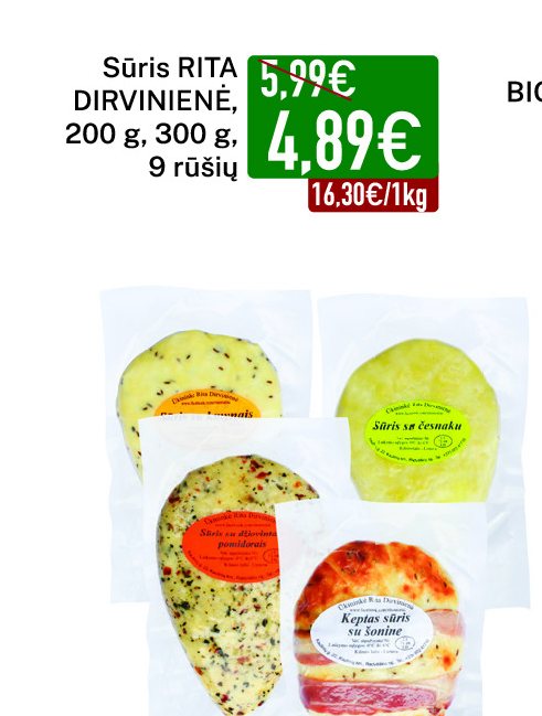 Sūris RITA DIRVINIENĖ, 200 g