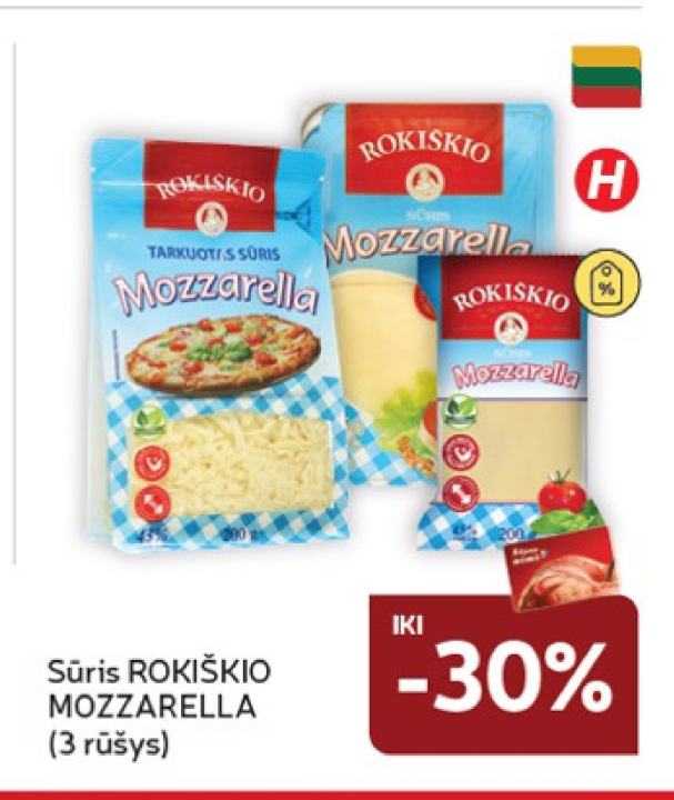 Sūris ROKIŠKIO MOZZARELLA
