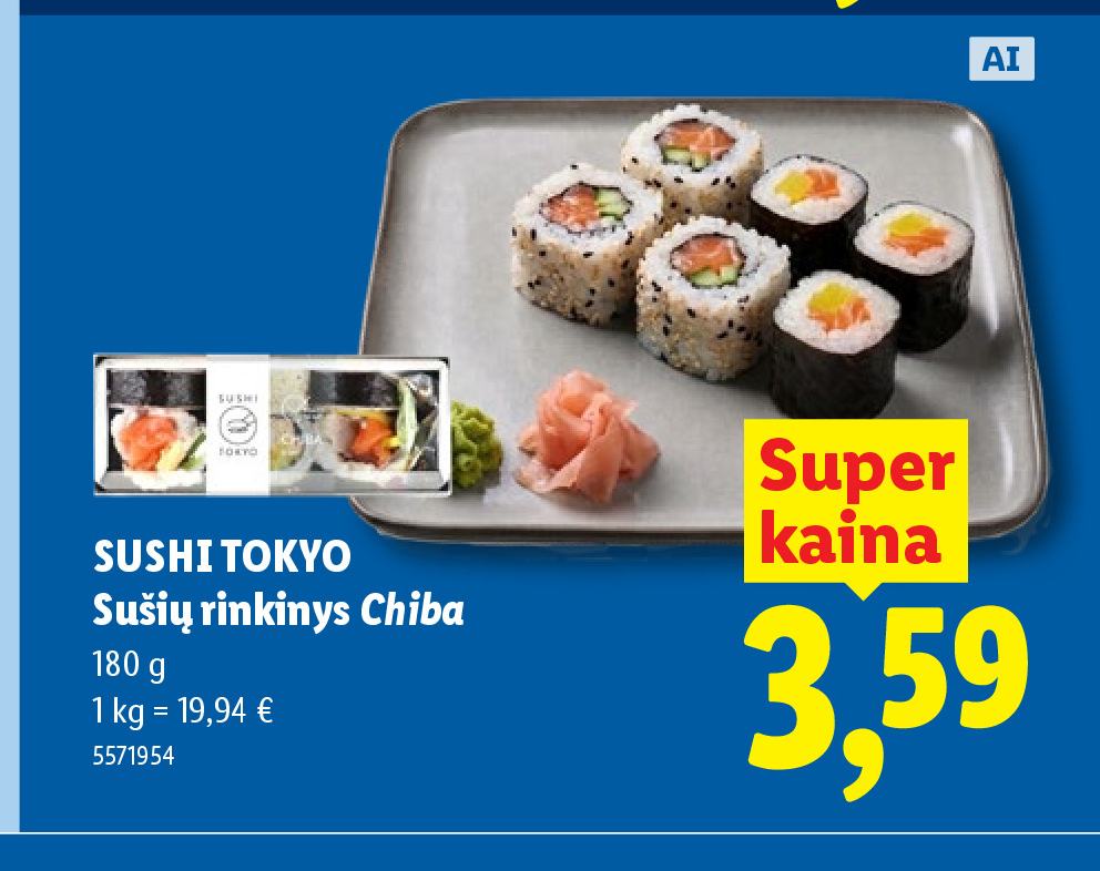 SUSHI TOKYO Sušių rinkinys Chiba, 180 g