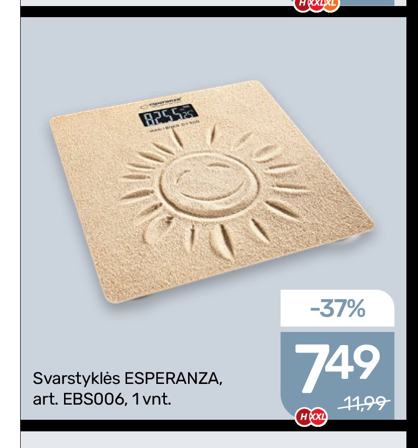 Svarstyklės ESPERANZA, 1 vnt
