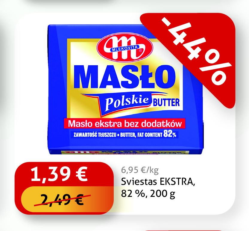Sviestas EKSTRA, 200 g