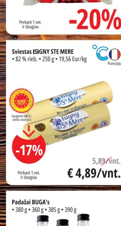 Sviestas ISIGNY STE MERE, 250 g