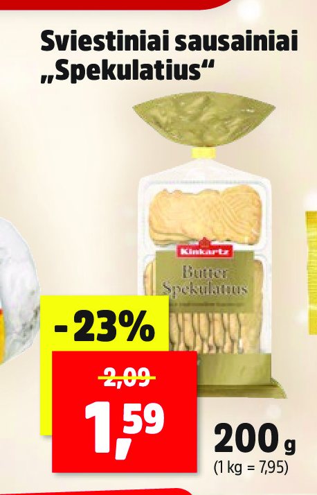 Sviestiniai sausainiai „Spekulatius“, 200 g