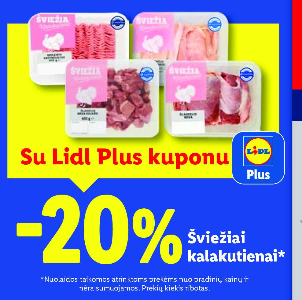 Šviežiai kalakutienai