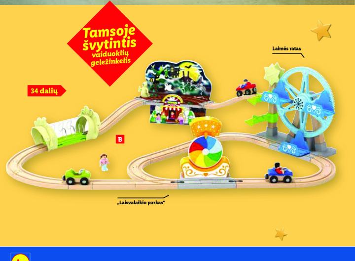 Tamsoje švytintis vaiduoklių geležinkelis