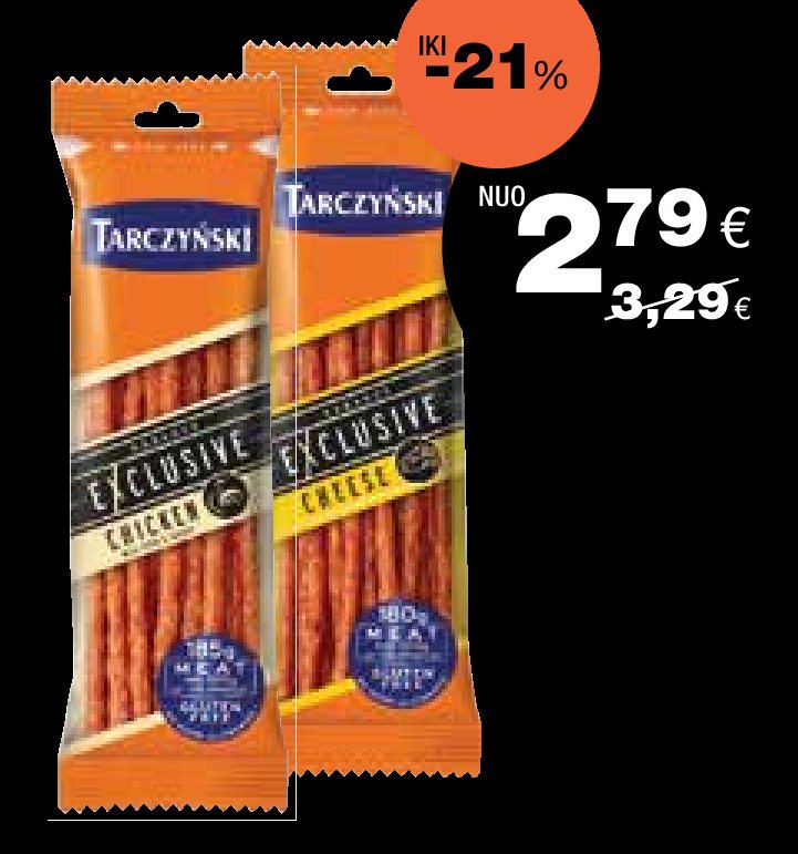 TARCZYŃSKI mėsos užkandžiams