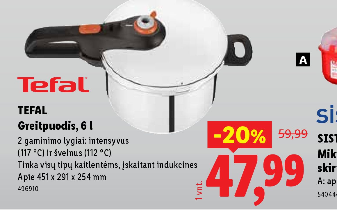 TEFAL Greitpuodis, 6 l