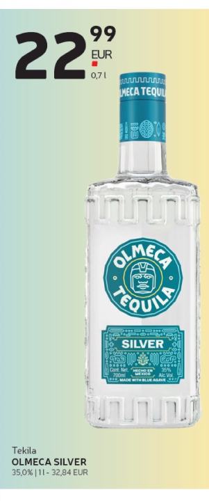 Tekila OLMECA SILVER, 1 l