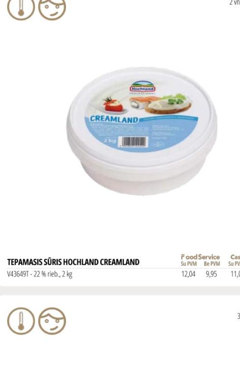 TEPAMASIS SŪRIS HOCHLAND CREAMLAND, 2 kg