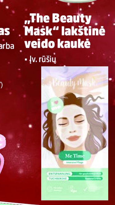 „The Beauty Mask“ lakštinė veido kaukė