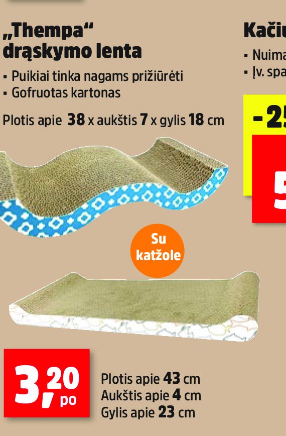 „Thempa“ draskymo lenta, 18 cm