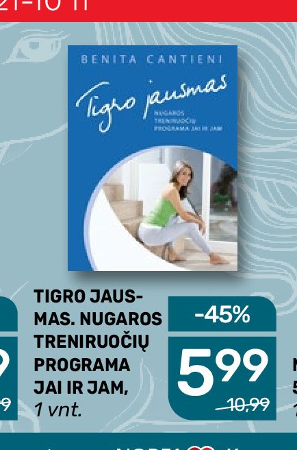 TIGRO JAUSMAS. NUGAROS TRENIRUOČIŲ PROGRAMA JAI IR JAM, 1 vnt