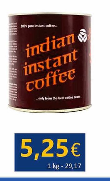 Tirpioji kava INDIAN INSTANT CLASSIC, 180 g