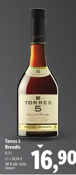 Torres 5 Brendis, 0.7 l