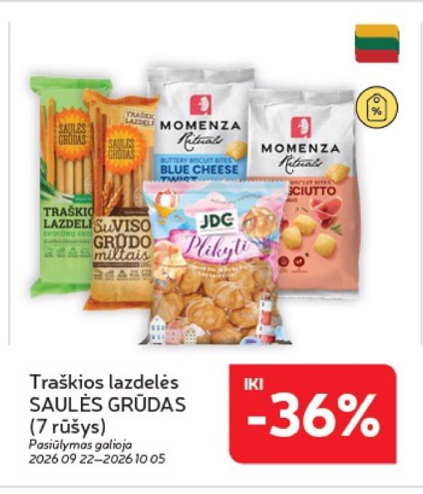 Traškios lazdelės SAULĖS GRŪDAS
