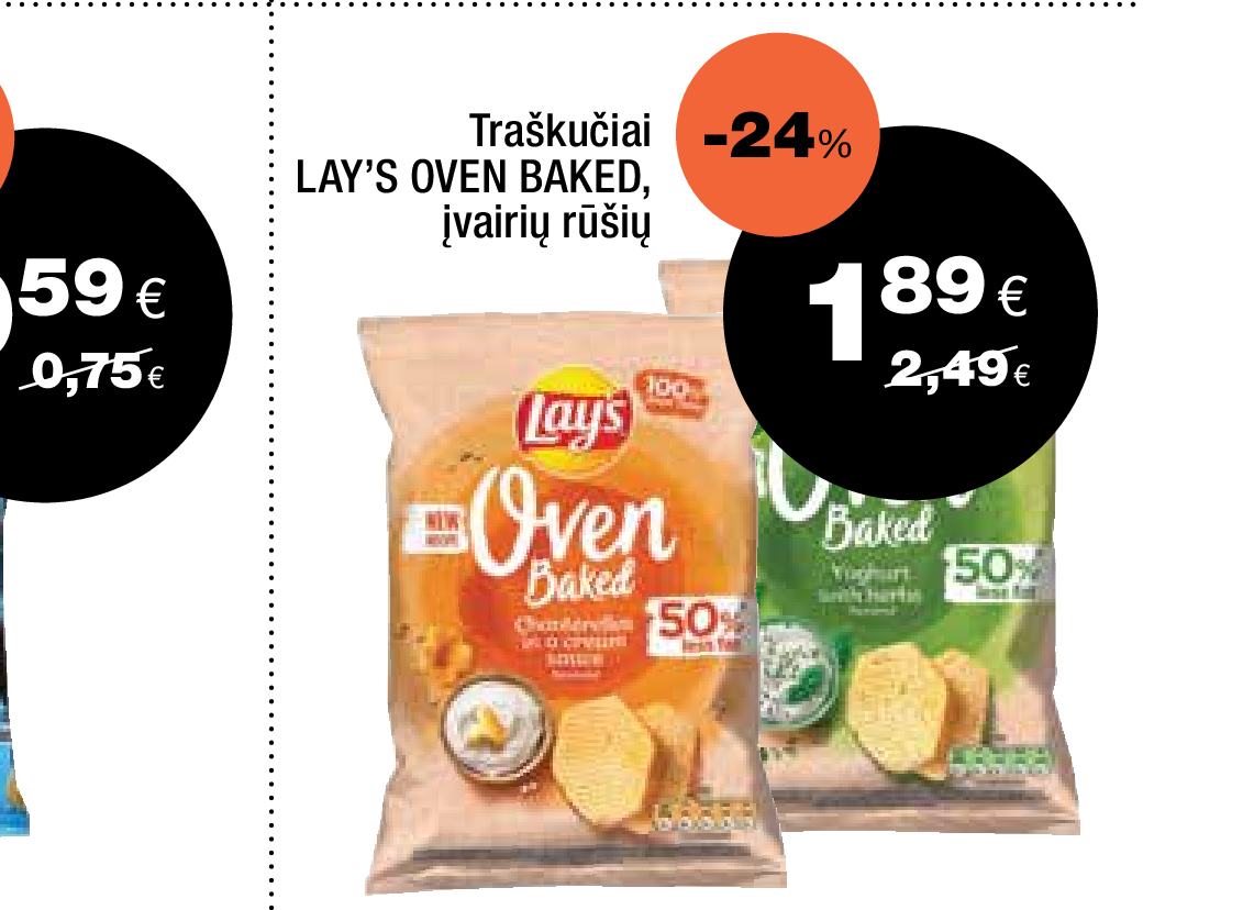 Traškučiai LAY'S OVEN BAKED