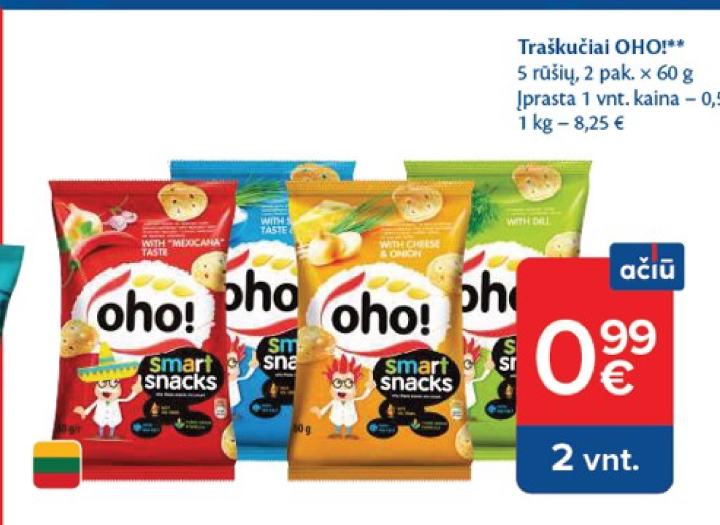 Traškučiai OHO!, 2 pak.