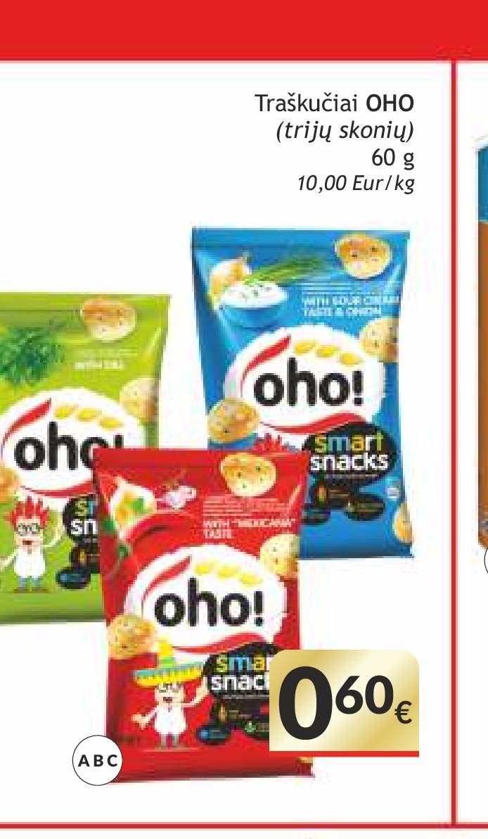 Traškučiai OHO, 60 g