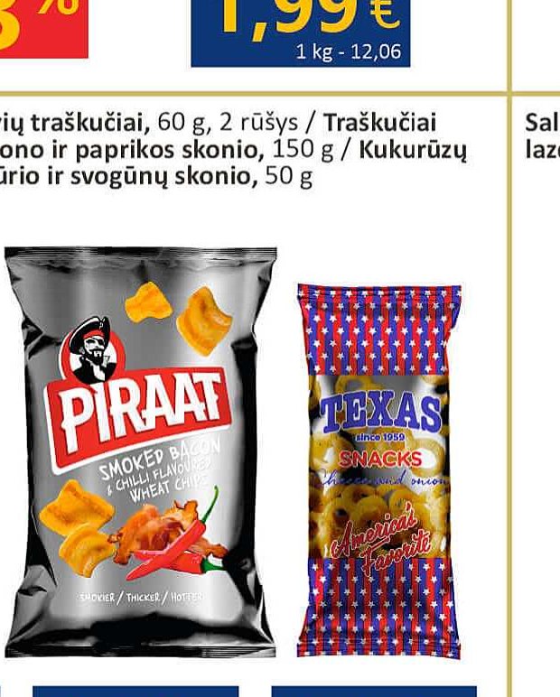 Traškučiai PIRAAT, 150 g
