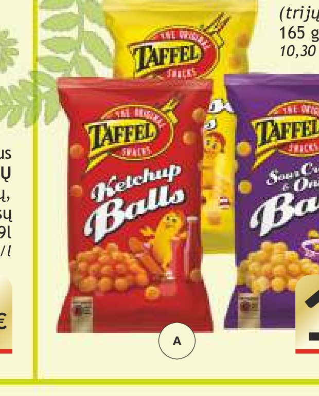 Traškučiai TAFFEL, 165 g