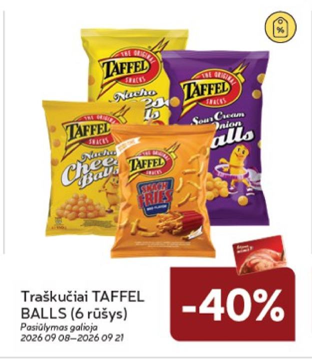 Traškučiai TAFFEL BALLS