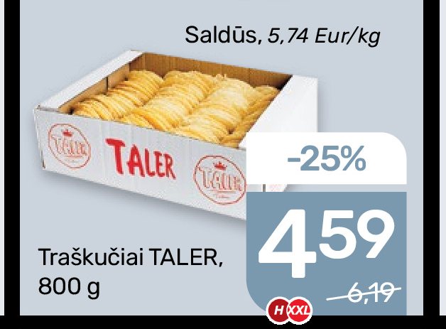 Traškučiai TALER, 800 g
