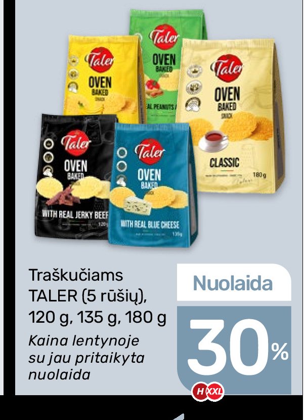 Traškučiams TALER, 120 g