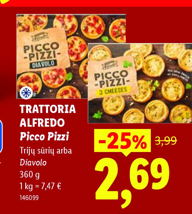 TRATTORIA ALFREDO Picco Pizzi, 360 g
