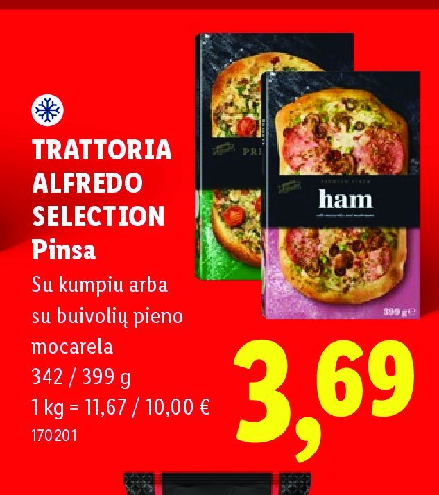 TRATTORIA ALFREDO SELECTION Pinsa, 399 g