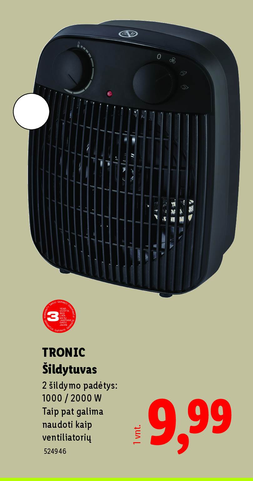 TRONIC Šildytuvas