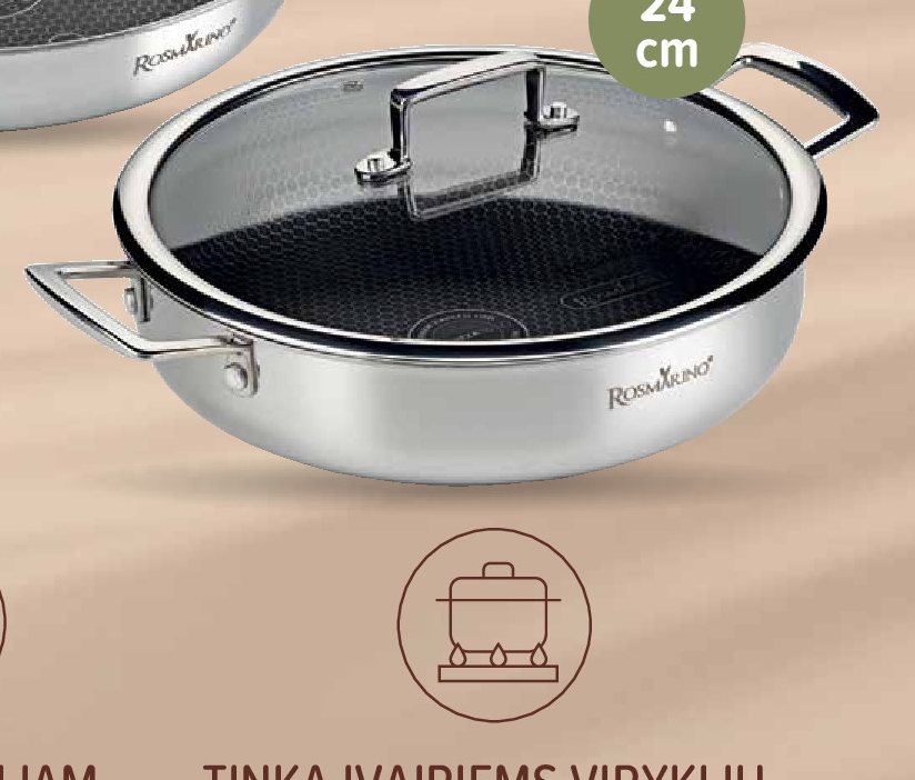 Troškintuvas ROSMARINO HEXAPRO, 1 vnt