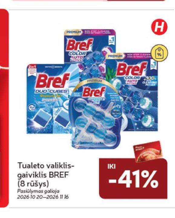 Tualeto valiklis-gaiviklis BREF