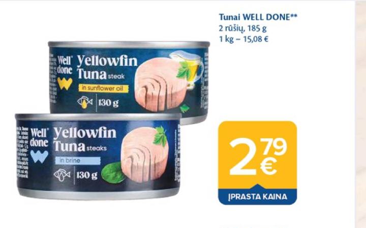 Tunai WELL DONE, 185 g