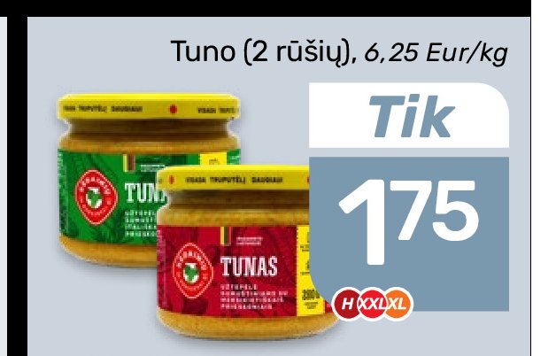 Tuno (2 rūšių)